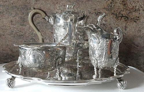 Royal Irish Silver Co - reproduction Samuel Walker - Service, Antiek en Kunst, Antiek | Zilver en Goud