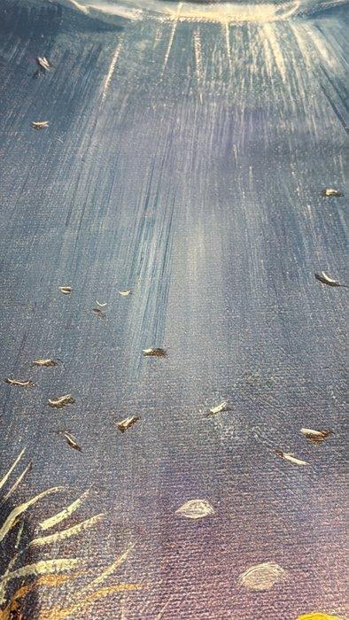 Pasquale Vuotto (1958) - Fauna marina, Antiek en Kunst, Kunst | Schilderijen | Klassiek