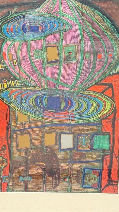 Friedensreich Hundertwasser (after) - Erinnerung an das Bild, Antiek en Kunst, Kunst | Tekeningen en Fotografie