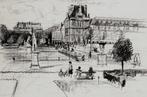 René Mels ( 1909-1977 ) - Paris - Parc des Tuileries -