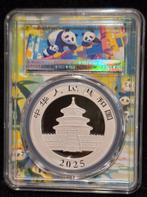 China. 10 Yuan 2025 Panda, 30 gr .999, MS 70 (Zonder, Postzegels en Munten