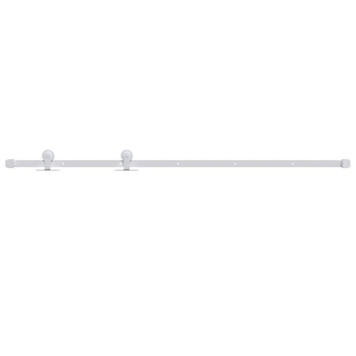 Schuifdeur Rails 183cm Staal Wit | Tweede Kansje | OP = OP, Doe-het-zelf en Bouw, IJzerwaren en Bevestigingsmiddelen, 250 mm of meer