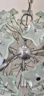 Plafondlamp - Muranoglas, metallo cromato - Sputnik Space, Antiek en Kunst