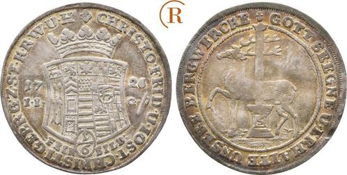 1/6 taler, daalder 1725 aus 1721 Stolberg: Christoph Frie..., Timbres & Monnaies, Monnaies | Europe | Monnaies non-euro, Envoi