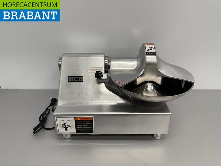HCB RVS Bowlcutter Cutter Vleescutter Groentecutter 6 liter, Zakelijke goederen, Horeca | Keukenapparatuur, Ophalen of Verzenden