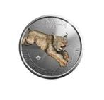 Canada. 5 Dollars 2017 Luchs - Colorized, 1 Oz (.999)