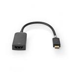 USB C naar HDMI adapter | Nedis | 0.2 meter, Computers en Software, Verzenden, Nieuw