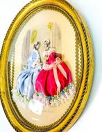 La Mode Illustrée cadre médaillon - Lijst - Hout, Glas,, Antiek en Kunst