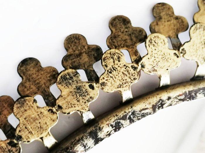 Wandspiegel - Kristal, IJzer - Sunburst-spiegel - 50 cm, Antiquités & Art, Curiosités & Brocante