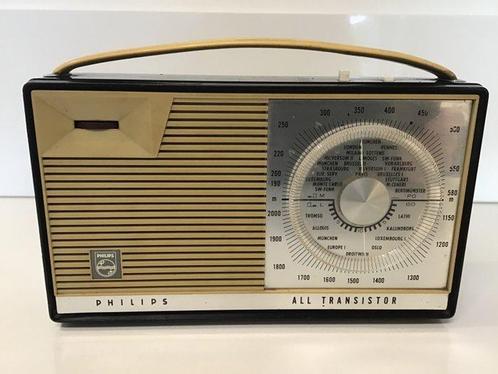 Philips - L3X23T/00 - in original leather case -, TV, Hi-fi & Vidéo, Radios