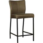 Set van 4 Leren barkrukken Revolt laag - Rancho Green, Ophalen of Verzenden