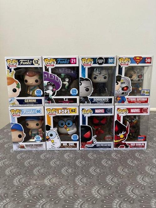 Funko  - Funko Pop Freddy Funko & Marvel Collection of 8, Antiquités & Art, Antiquités | Jouets