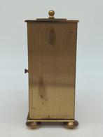 Klok - Tischuhr mir Messinggehäuse und römischem Zifferblatt, Antiek en Kunst