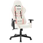 vidaXL Chaise de jeu Blanc et rose Cuir artificiel, Maison & Meubles, Chaises, Verzenden, Neuf