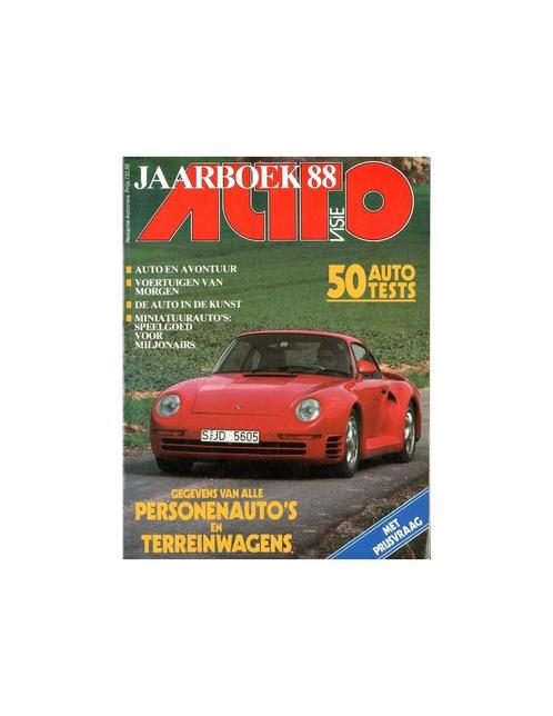 1988 AUTOVISIE JAARBOEK NEDERLANDS, Boeken, Auto's | Folders en Tijdschriften