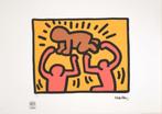 Keith Haring Offset Lithografie, Gecertificeerd (Na-Editie), Antiek en Kunst