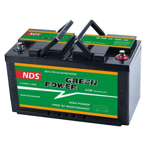 NDS Greenpower Service Accu AGM 12V 100Ah Ducato GP 100B, Autos : Pièces & Accessoires, Batteries & Accessoires, Enlèvement ou Envoi