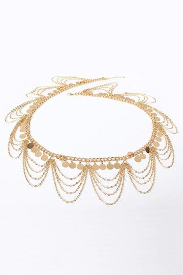 Buikketting Goud Buikriem Gouden Buik Ketting Muntjes Belly, Ophalen of Verzenden