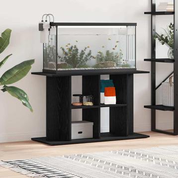 vidaXL Aquariumstandaard 100x40x60 cm spaanplaat zwart, Dieren en Toebehoren, Vissen | Aquaria en Toebehoren, Verzenden, Nieuw