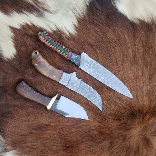 Hand Forged in fire - Keukenmes - Amerikaans handgemaakt:, Antiek en Kunst, Antiek | Keukengerei