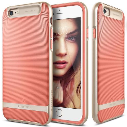 Caseology Wavelength Series iPhone 6S / 6 Plus Coral Pink +, Télécoms, Téléphonie mobile | Housses, Coques & Façades | Apple iPhone