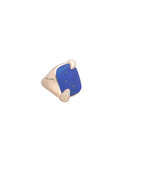 Pomellato - Ring - Rittrato - 18 karaat Roségoud Lapis, Handtassen en Accessoires, Ringen