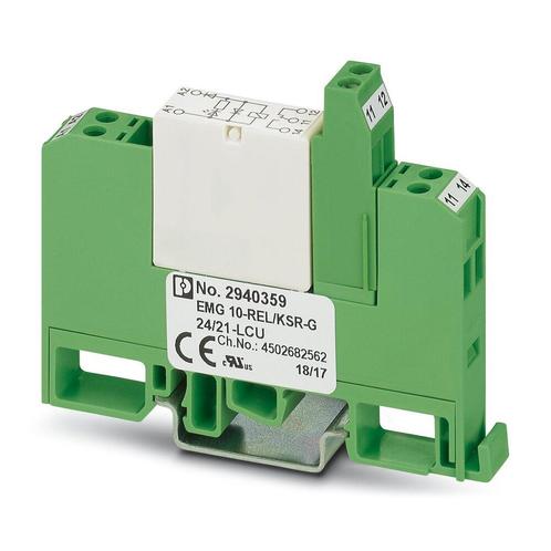 Phoenix Contact EMG Hulprelais - 2940359, Doe-het-zelf en Bouw, Elektriciteit en Kabels, Verzenden