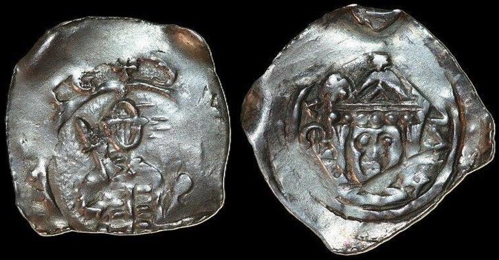 1202-1256 Kaernten St Veit Bernhard Ii Pfennig Nd Cna Cb 12, Postzegels en Munten, Munten | Europa | Niet-Euromunten, België, Verzenden
