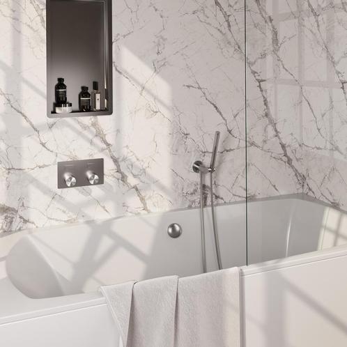 Inbouwthermostaat set Brauer Carving Met Drukknoppen Incl, Doe-het-zelf en Bouw, Sanitair, Kraan, Nieuw, Ophalen of Verzenden