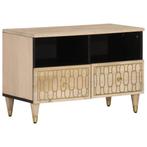 vidaXL Tv-meubel 70x33x46 cm massief mangohout, Huis en Inrichting, Kasten |Televisiemeubels, Verzenden, Nieuw