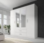 Kledingkast Wit 200x58,3x199,8 Garderobekast met spiegel