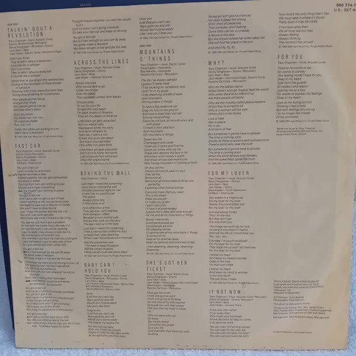 Tracy Chapman - Tracy Chapman - 1st EU Pressing with Insert, Cd's en Dvd's, Vinyl Singles