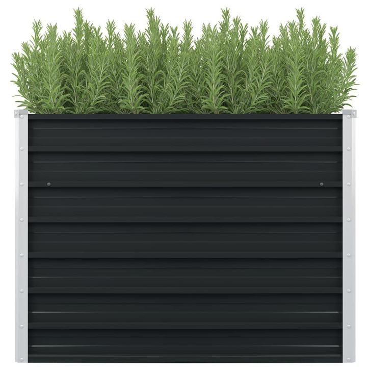 Antraciet plantenbak 100x100 | OP = OP | Enorme korting!, Tuin en Terras, Bloembakken en Plantenbakken, 60 cm of meer, 100 cm of meer