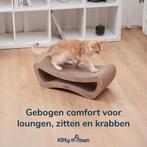 Luxe Krabsofa Kitty Town Leo Medium Krabkarton en Krabmeubel, Verzenden, Nieuw, Krabplank