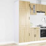 vidaXL Keukenkast Kalmar bewerkt hout sonoma eikenkleurig, Huis en Inrichting, Verzenden, Nieuw