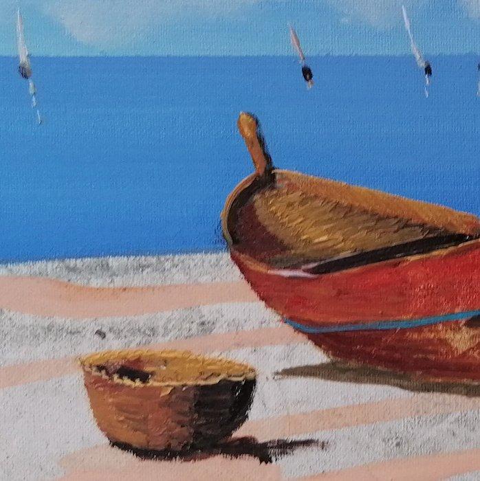 Guido Borelli - Babel, Antiek en Kunst, Kunst | Schilderijen | Modern