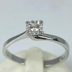 Eeuwigheidsring - 18 karaat Witgoud -  0.12ct. tw. Diamant