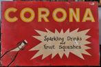 CORONA sparkling drinks - Emaille bord (1) - metaal, Antiek en Kunst