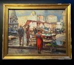 Italiaanse school (XX) - La fioraia di piazza del Gesù