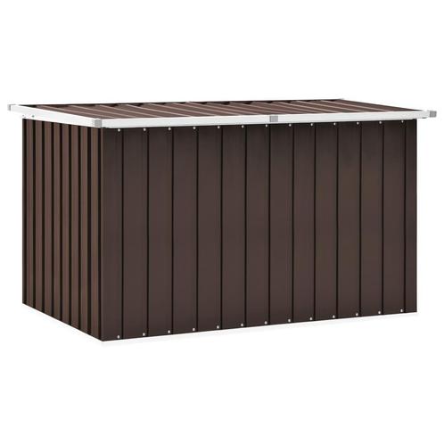 vidaXL Tuinbox 149x99x93 cm bruin, Tuin en Terras, Bergingen en Tuinkasten, Nieuw, Verzenden