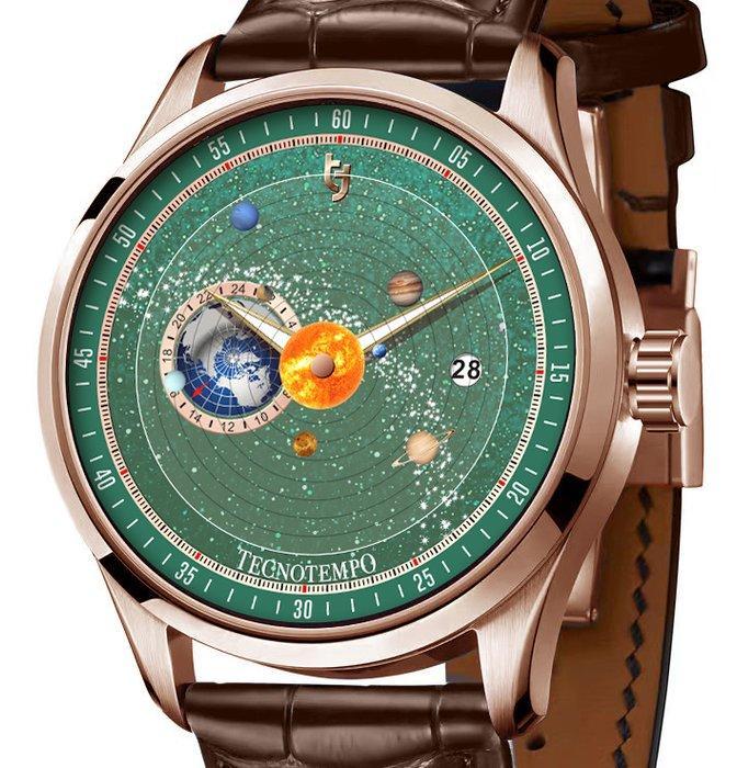 Tecnotempo - Dynamic Solar System - Automatic - Designed, Handtassen en Accessoires, Horloges | Heren