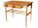 Table dappoint - Bois - Table dappoint vintage avec tiroir, Antiek en Kunst