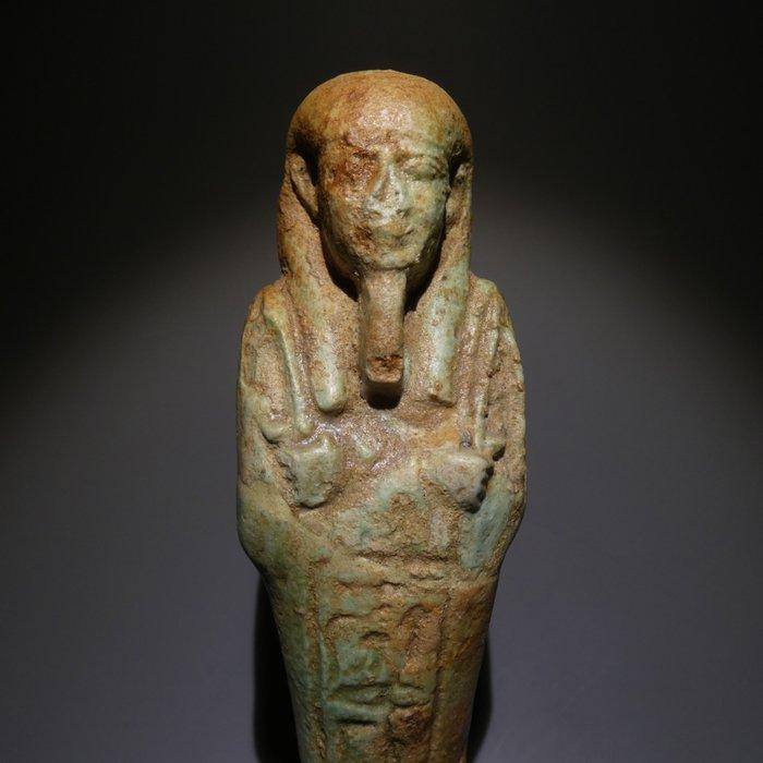 Oud-Egyptisch Shabti voor generaal Pakhaas. 30e dynastie,, Verzamelen, Mineralen en Fossielen