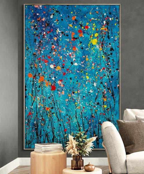 Arvydas Gaiciunas (Retne) - Su N-8 (XXL) Abstract, Antiek en Kunst, Kunst | Schilderijen | Modern