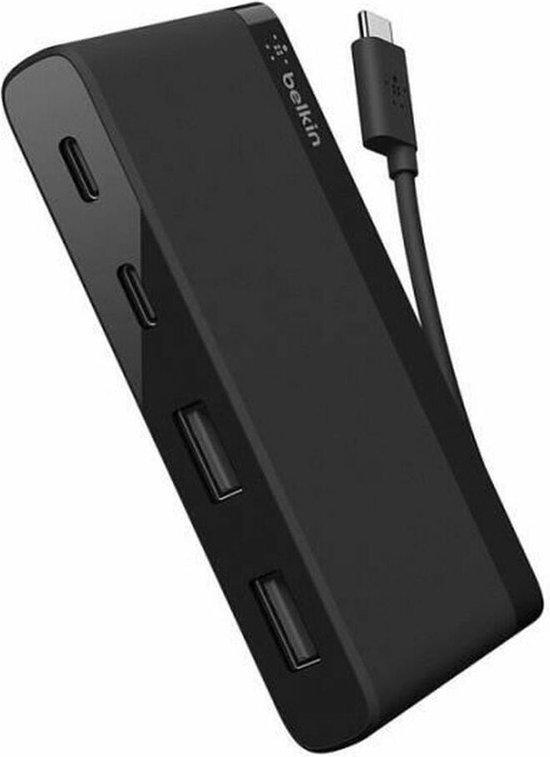 SHOWMODEL Belkin Hub met 2 USB-A poorten + 2 USB-C poorte..., Computers en Software, Pc- en Netwerkkabels, Nieuw, Verzenden
