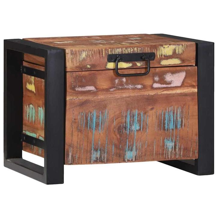 vidaXL Opslagkisten Bruin 40 x 30 x 30 cm Massief gerecycled, Huis en Inrichting, Kasten | Overige, Nieuw, Verzenden