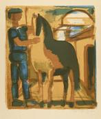 Oleg Zinger (1910-1998) - Homme et cheval, Antiquités & Art