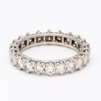 Ring - 18 karaat Witgoud Diamant (Natuurlijk), Handtassen en Accessoires, Ringen, Nieuw