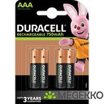Duracell AAA Oplaadbare batterijen (4 stuks), Computers en Software, Accu's en Batterijen, Verzenden, Nieuw
