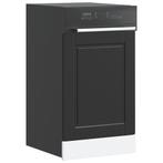 vidaXL Vaatwaspaneel Porto 45x1,5x67 cm bewerkt hout zwart, Verzenden, Nieuw